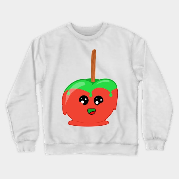 Kawaii Toffee Apple Crewneck Sweatshirt by DesignsBySaxton